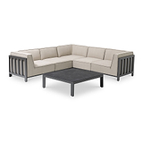 Maze Ibiza Small Outdoor Corner Sofa Set With Square Table