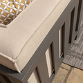 Maze Ibiza U Shape Outdoor Sofa Set With Square Table