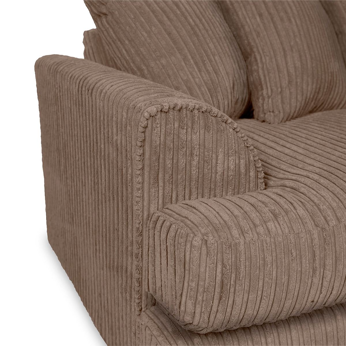 Bletchley Coffee Jumbo Cord Corner Sofa