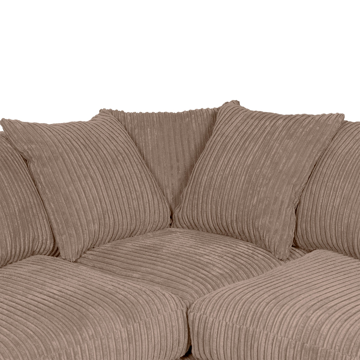 Bletchley Coffee Jumbo Cord Corner Sofa