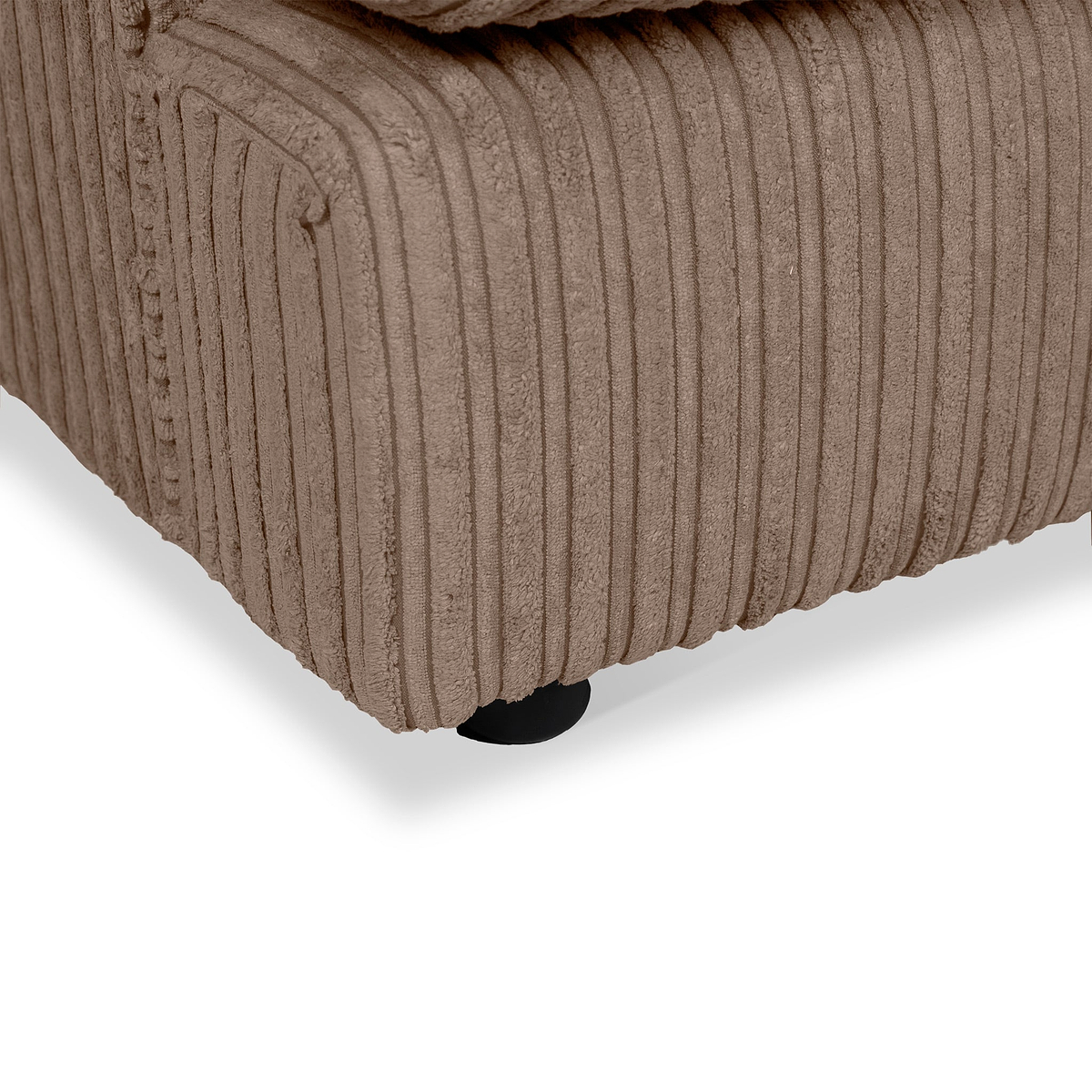 Bletchley Coffee Jumbo Cord Corner Sofa