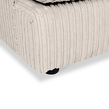 Bletchley Cream Jumbo Cord Corner Sofa