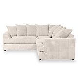 Bletchley Cream Jumbo Cord Corner Couch