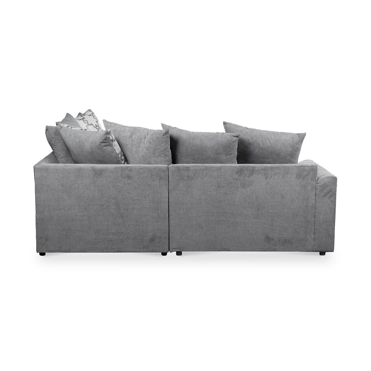 Hudson-corner-sofa-charcoal-cushions-pewter from Roseland Furniture