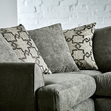 Hudson-corner-sofa-charcoal-cushions-pewter from Roseland Furniture