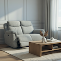 Hadlow Grey Power Recliner 2 Seater from Roseland Furniture