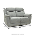 Hadlow Power Recliner 2 Seater Sofa Grey from Roseland Furniture