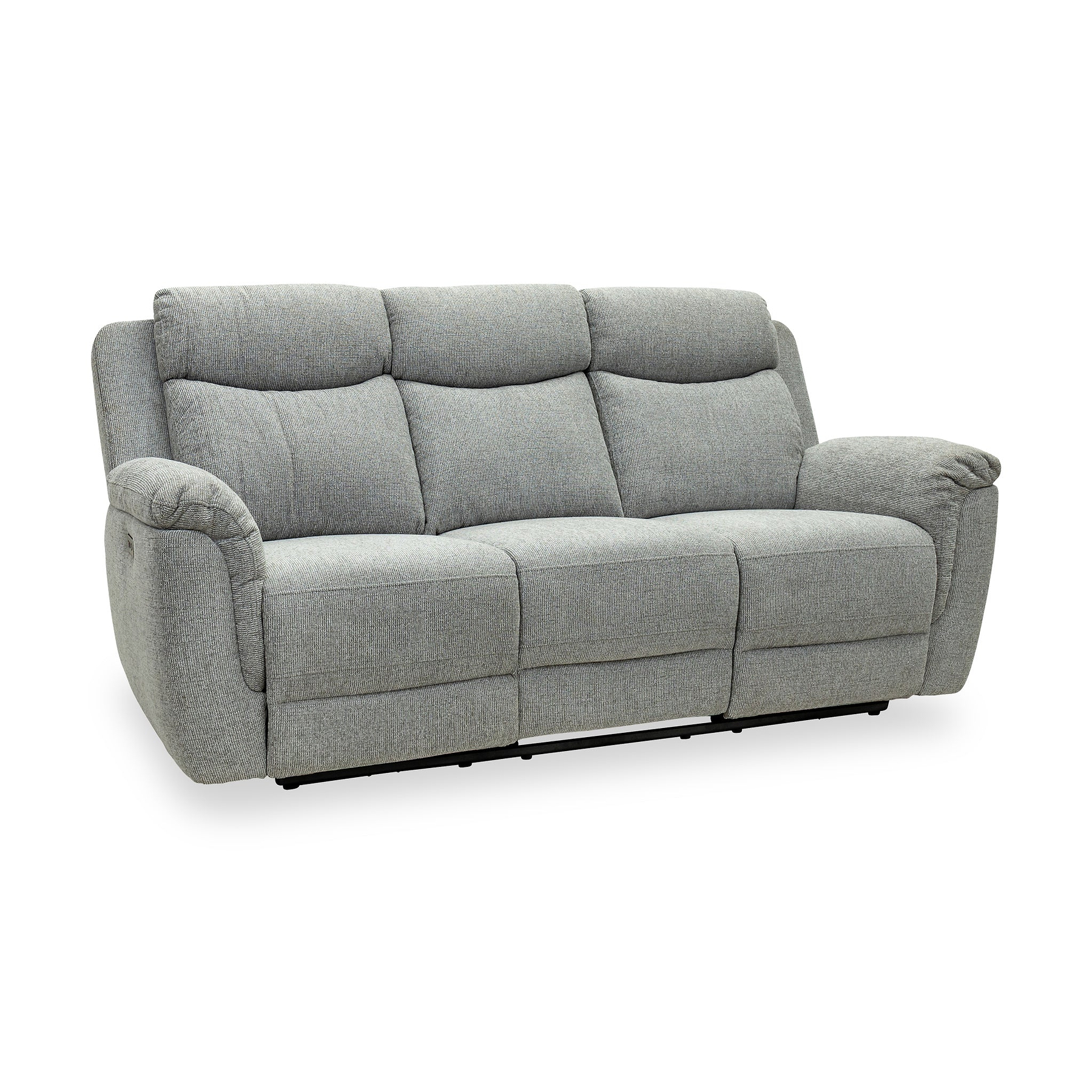 Hadlow Power Recliner 3 Seater Sofa With Console Grey from Roseland Furniture