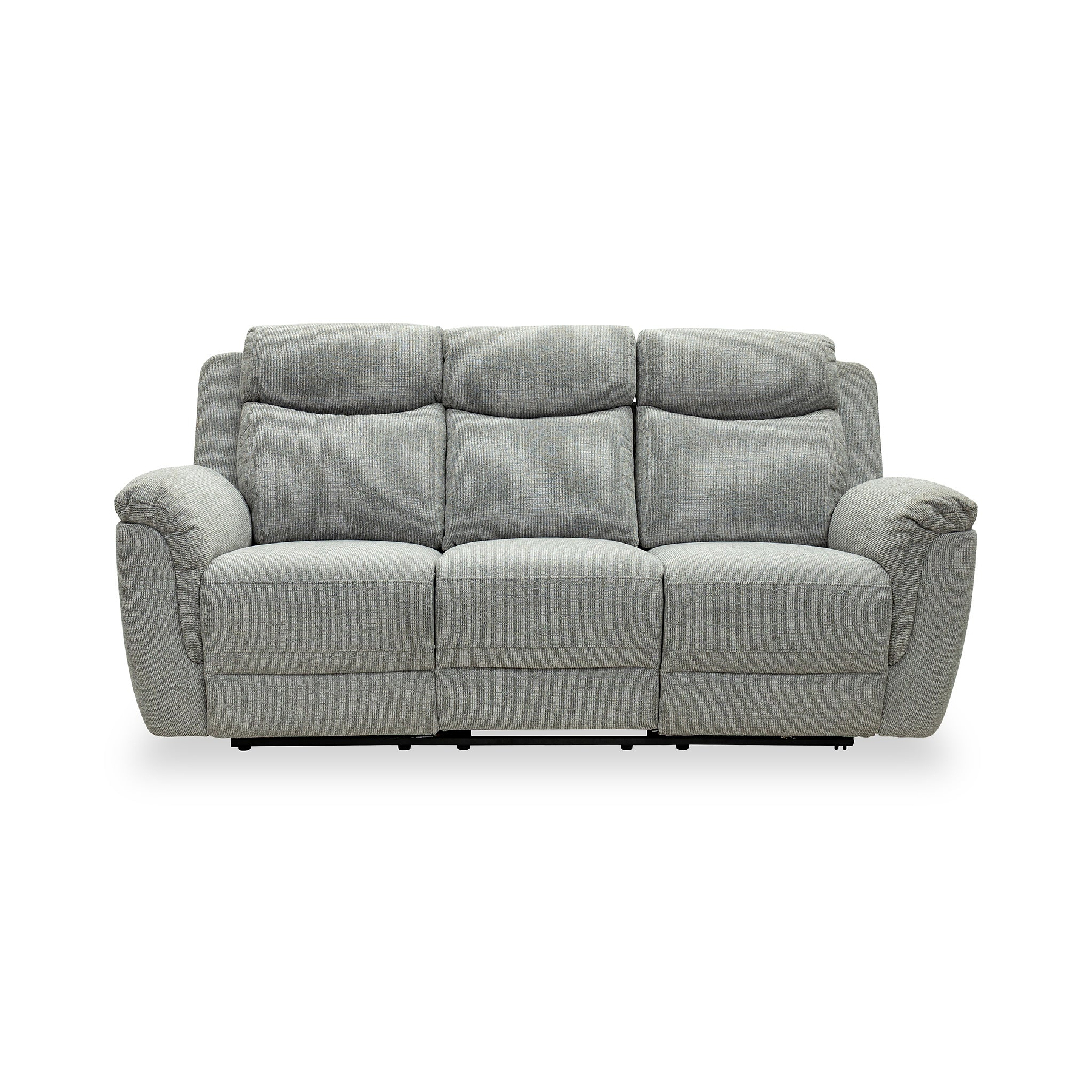 Hadlow Power Recliner 3 Seater Sofa With Console Grey from Roseland Furniture