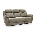 Hadlow Power Recliner 3 Seater Sofa With Console Pebble from Roseland Furniture