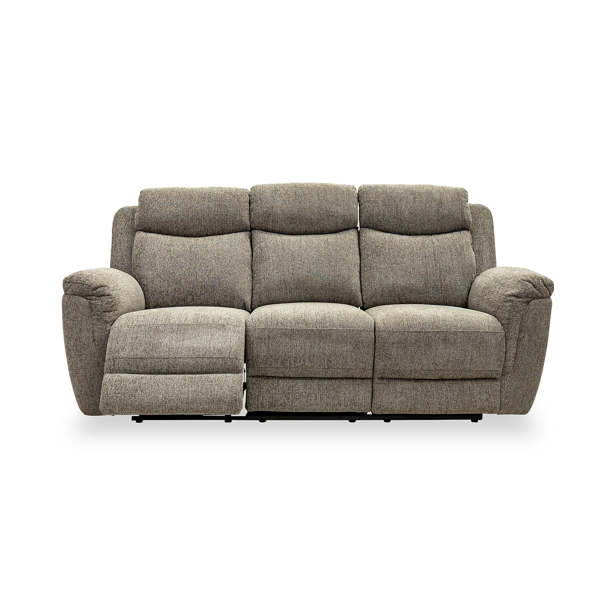 Hadlow Power Recliner 3 Seater Sofa With Console Pebble from Roseland Furniture