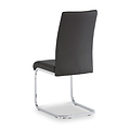 Flo Charcoal Faux Leather Dining Chair