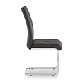 Flo Charcoal Faux Leather Dining Chair