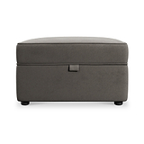 Edison Storage Footstool Asphalt Dims from Roseland Furniture