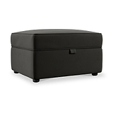 Edison Storage Footstool Black from Roseland Furniture
