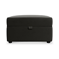 Edison Storage Footstool Black from Roseland Furniture