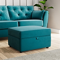 Edison Storage Footstool Mallard from Roseland Furniture