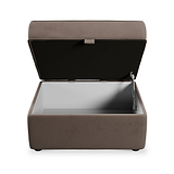 Edison Storage Footstool Mole from Roseland Furniture