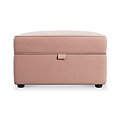 Edison Storage Footstool Blush Pink from Roseland Furniture