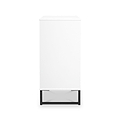 Callo Fluted 4 Drawer Chest of Drawers Matt White from Roseland Furniture