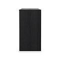 Callo Fluted 4 Drawer Dressing Table Matt Black from Roseland Furniture