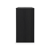 Callo Fluted 4 Drawer Dressing Table Matt Black from Roseland Furniture
