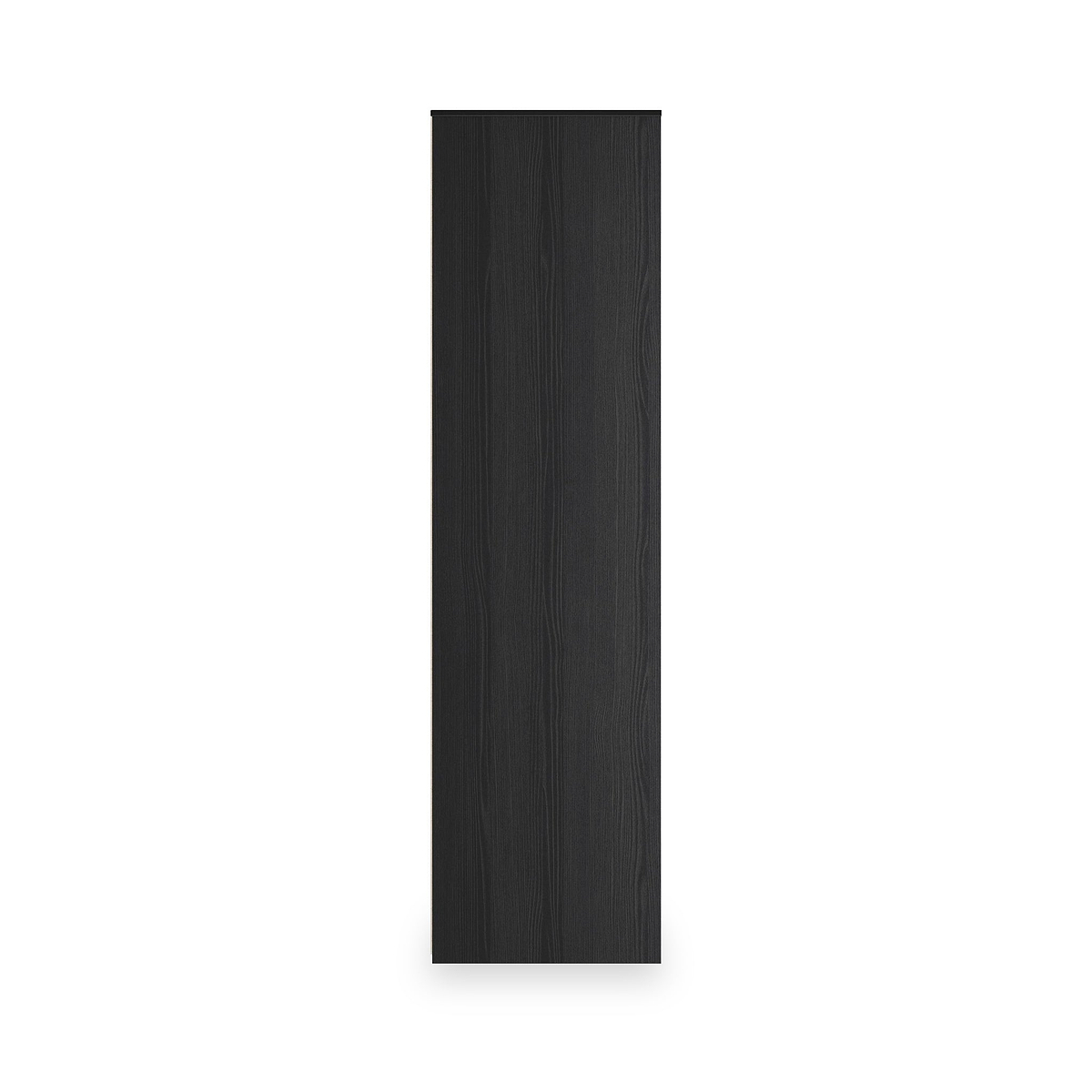 Callo Fluted Full Hanging Wardrobe Matt Black from Roseland Furniture