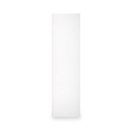 Callo Fluted Double Wardrobe With 2 Drawers Matt White from Roseland Furniture