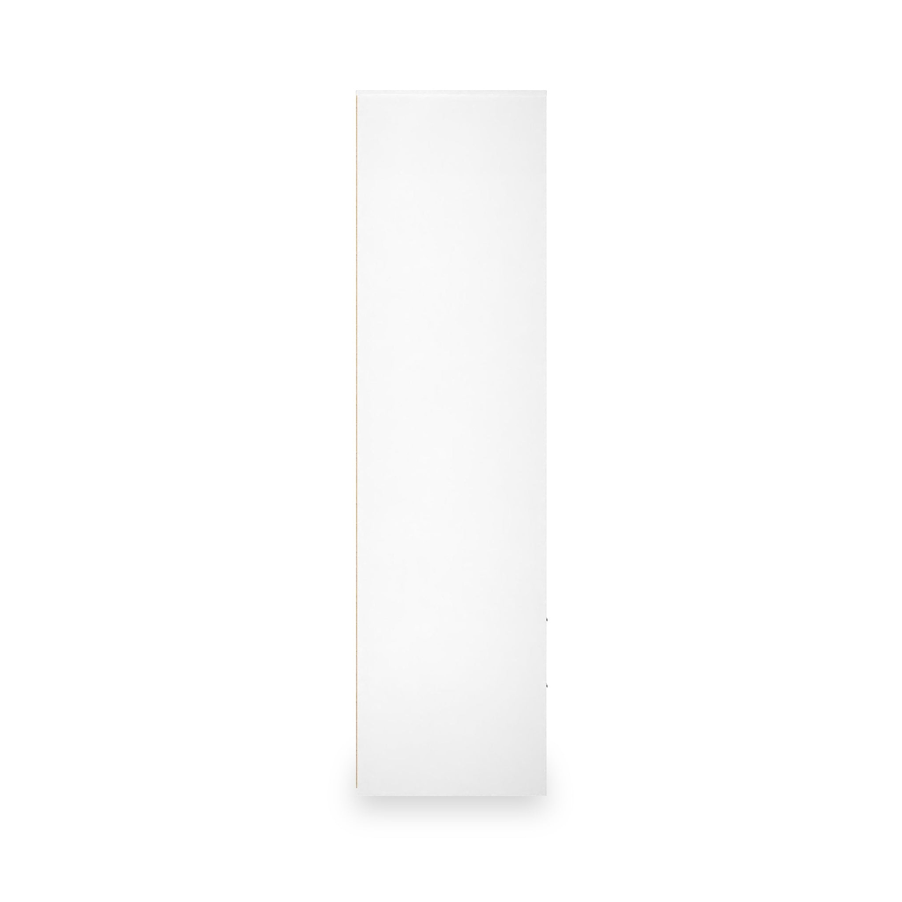 Callo Fluted Double Wardrobe With 2 Drawers Matt White from Roseland Furniture