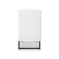 Callo Fluted 3 Drawer TV Unit Matt White from Roseland Furniture