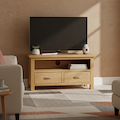 London Oak 90cm TV Stand from Roseland Furniture