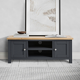 Farrow Charcoal Large 120cm TV Unit from Roseland