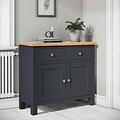 Farrow Charcoal 2 Door Small Sideboard for Living Room