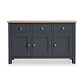 Farrow Charcoal Large Sideboard Cabinet by Roseland Furniture