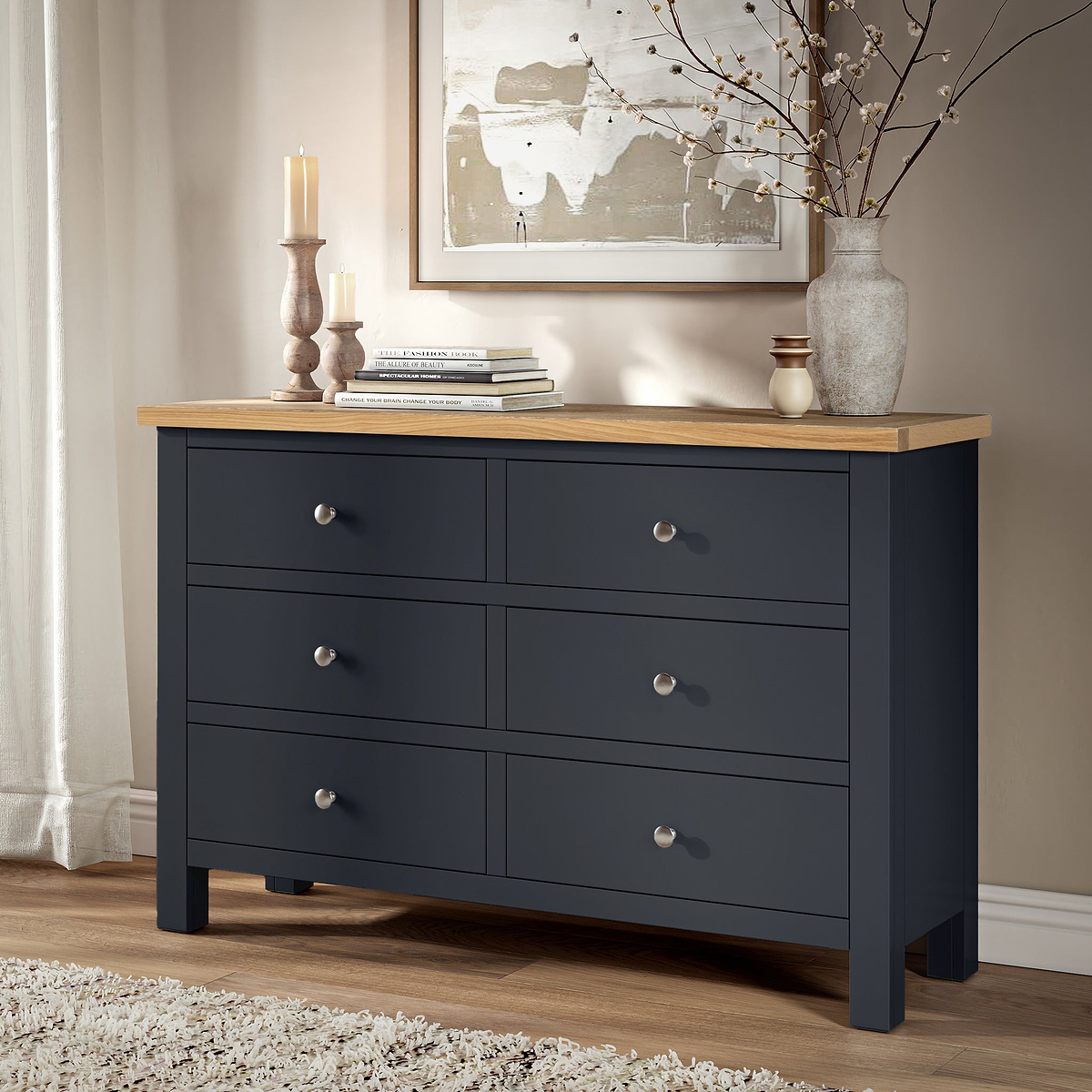 Farrow 6 Drawer Bedroom Chest from Roseland Furniture