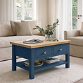 Farrow Navy Coffee Table from Roseland Furniture
