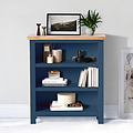 Farrow Blue Low Bookcase for living roome
