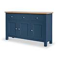 Farrow Navy Large Sideboard Cabinet by Roseland Furniture
