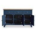 Farrow Navy Large Sideboard Cabinet by Roseland Furniture