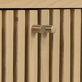 Finch Oval Slatted Storage Bench from Roseland Furniture