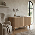 Finch Oval Slatted Large Sideboard from Roseland Furniture