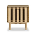Finch Oval Slatted Side Table from Roseland Furniture