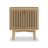 Finch Oval Slatted Side Table from Roseland Furniture
