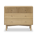 Finch Oval Slatted 3 Drawer Chest from Roseland Furniture