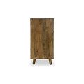 Enzo Geometric Mango Wood 4 Drawer Chest