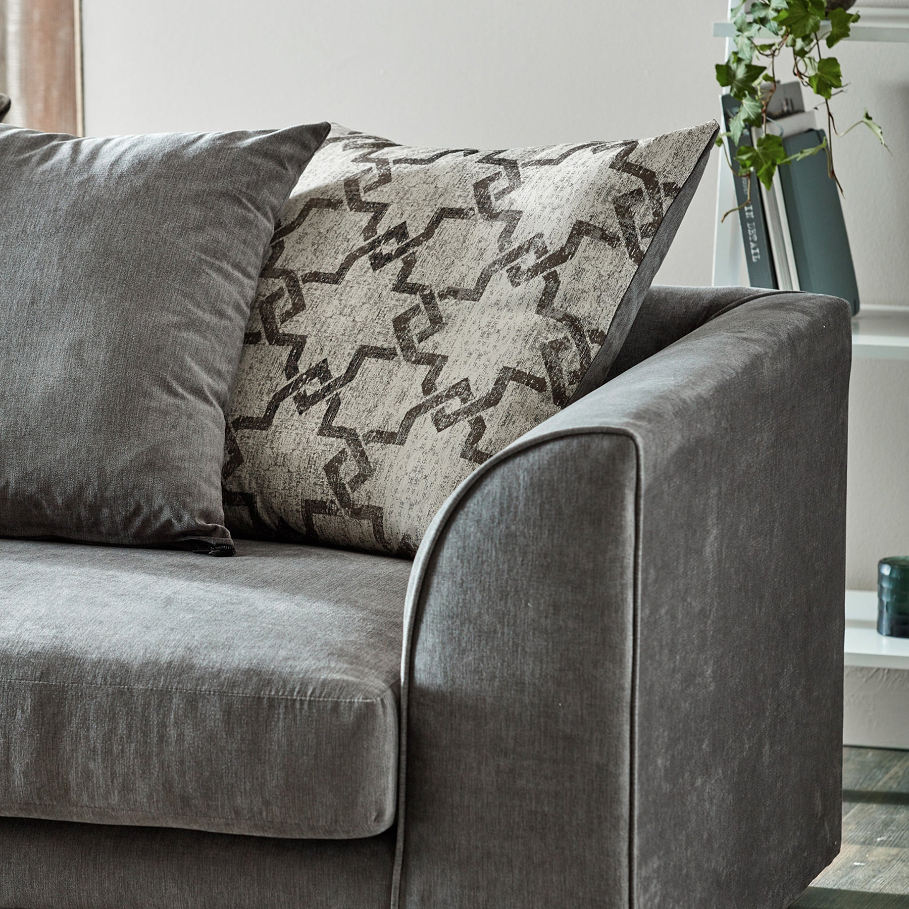 Fernley-2-seater-sofa-pewter from Roseland Furniture