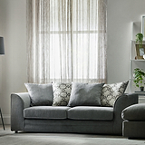 Fernley-3-seater-sofa-charcoal-cushions-pewter from Roseland Furniture