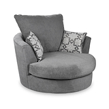 Fernley-Swivel-Armchair-Pewter from Roseland Furniture