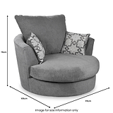 Fernley-Swivel-Armchair-Pewter from Roseland Furniture