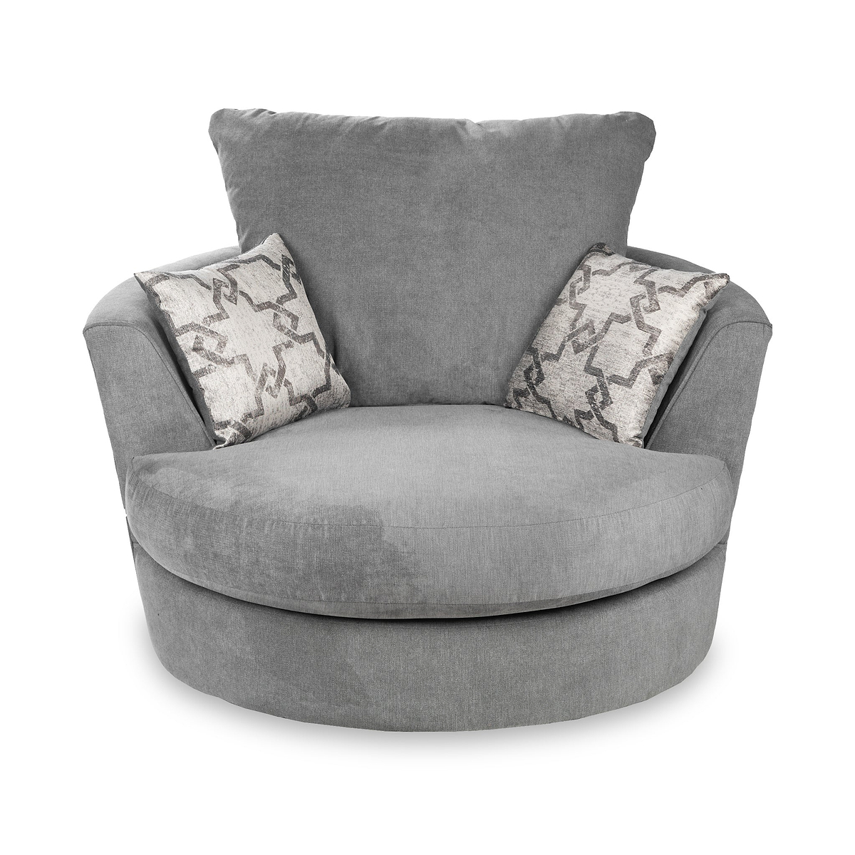 Fernley-Swivel-Armchair-Pewter from Roseland Furniture